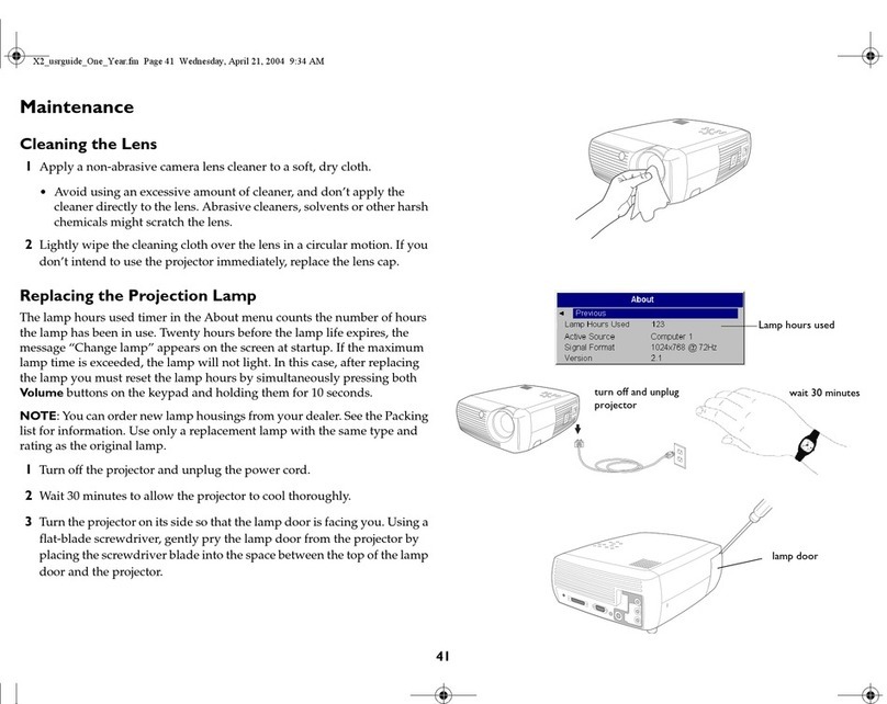 InFocus X1 Configuration guide