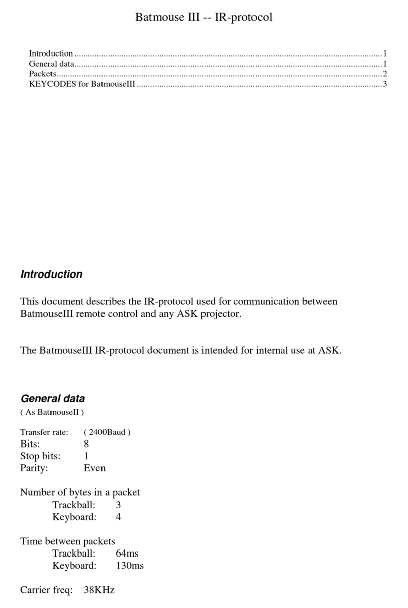 InFocus X1 Reference manual