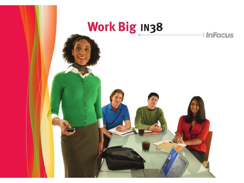 InFocus Work Big IN38 User manual