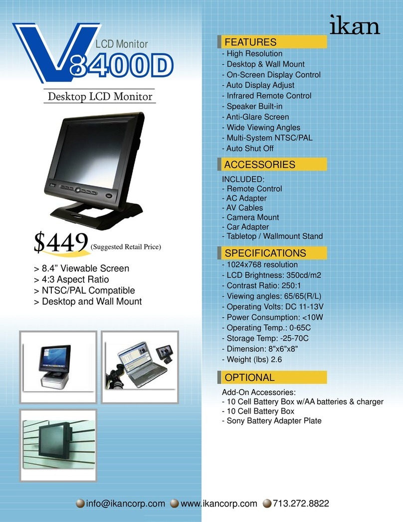 Ikan V8400D User manual