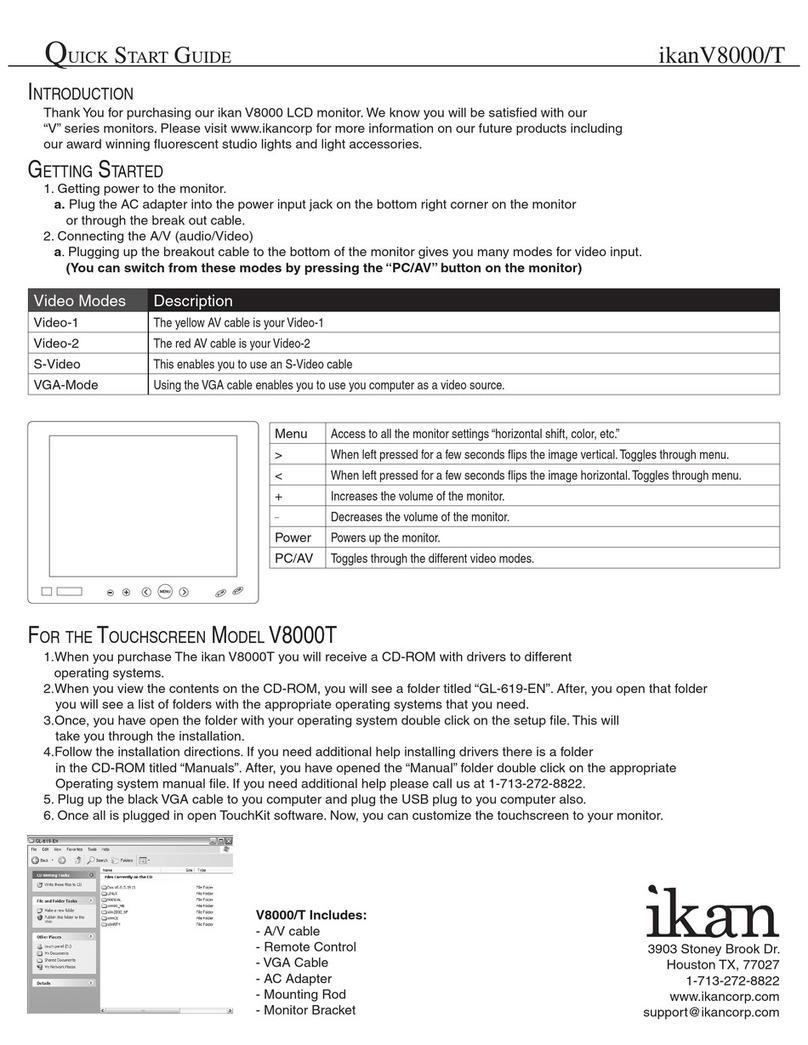 Ikan V8000T User manual
