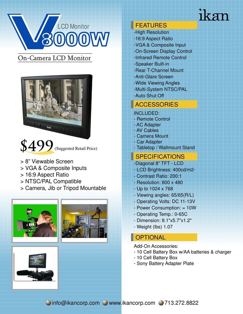 Ikan V8000W User manual