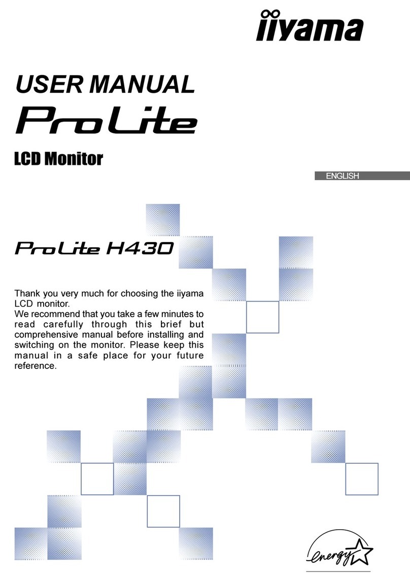 Iiyama Pro Lite PLH430 User manual