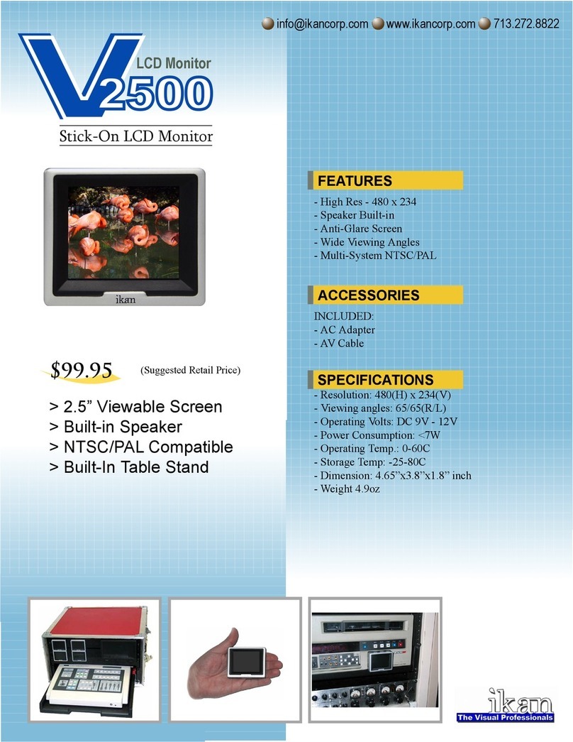 Ikan V2500e User manual