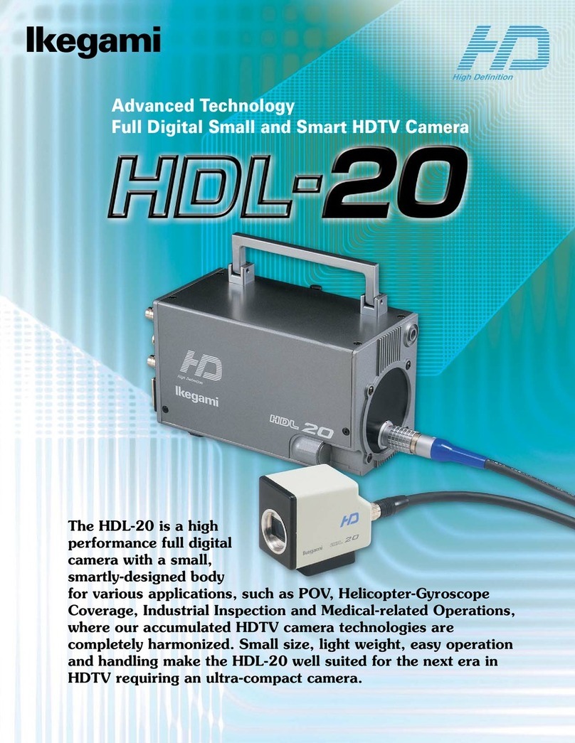 Ikegami HDL-20 User manual