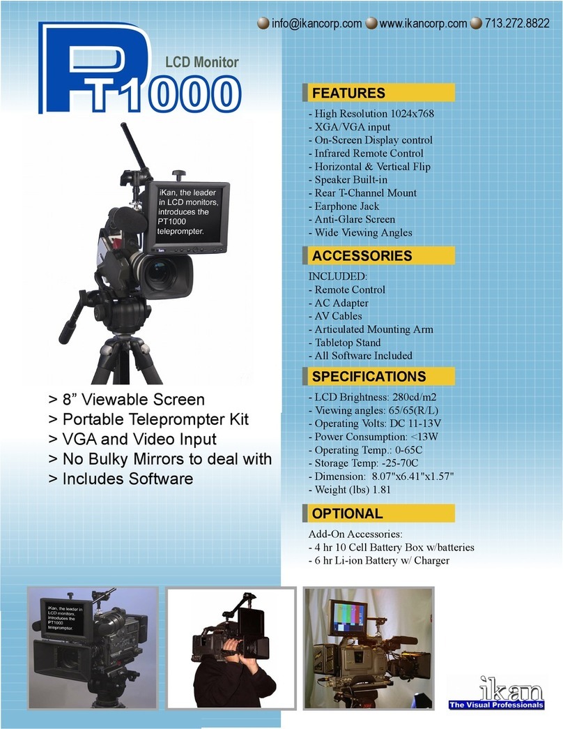Ikan PT1000 User manual