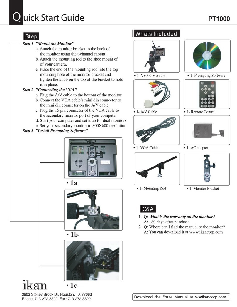 Ikan PT1000 quick start guide