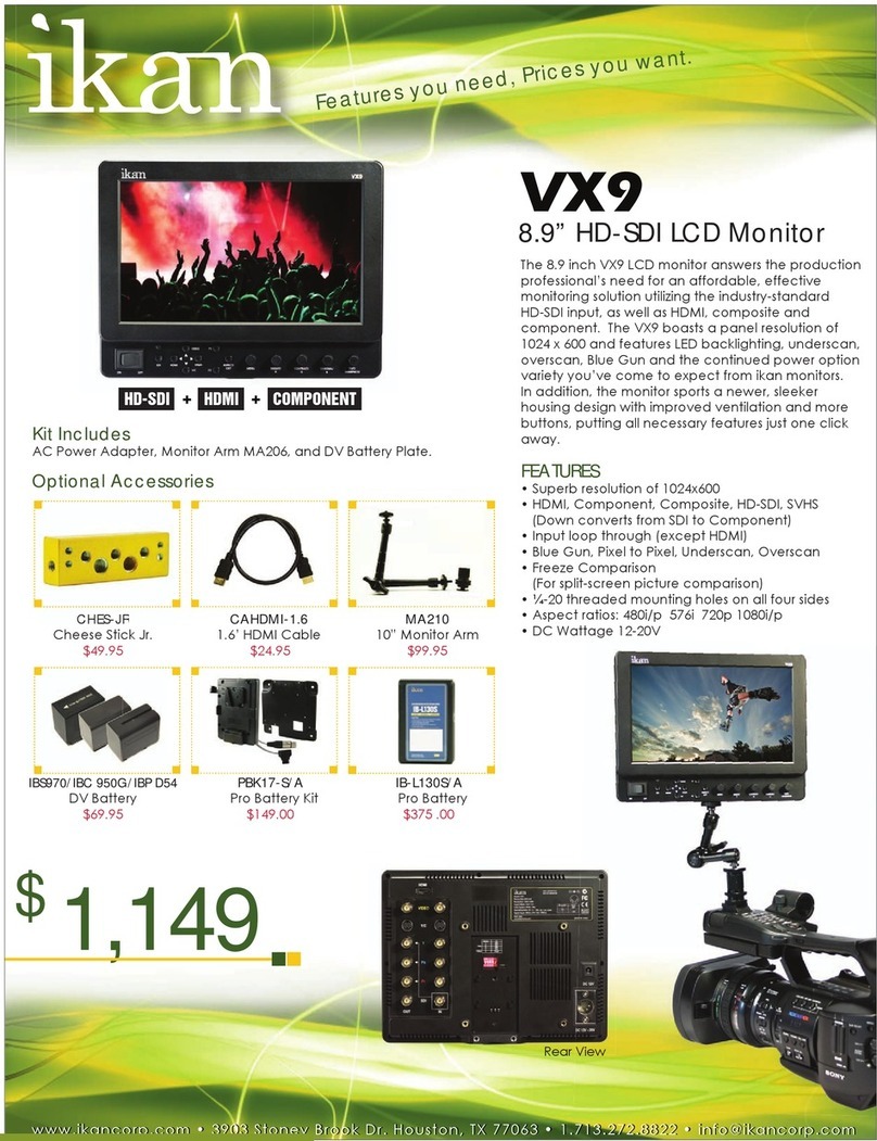 Ikan VX9 User manual