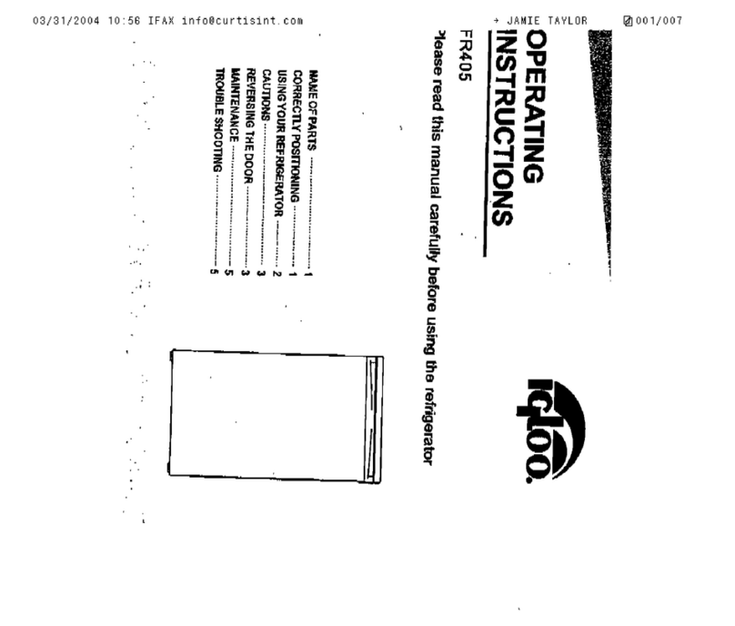 Igloo FR405 User manual