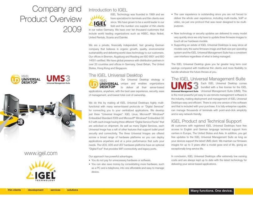 Igel UD2 Series User manual