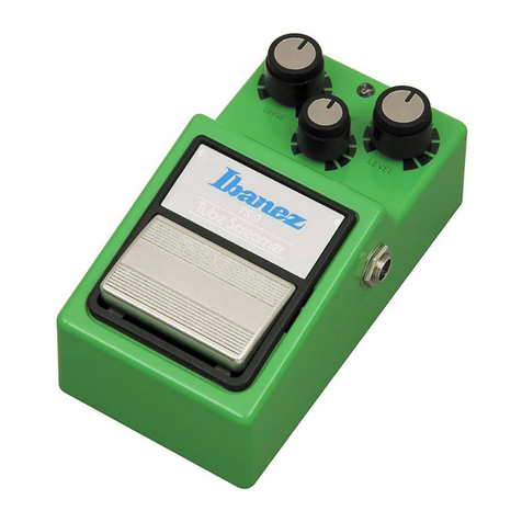 Ibanez TS9 Tube Screamer User manual Ibanez TS9 Tube Screamer User manual