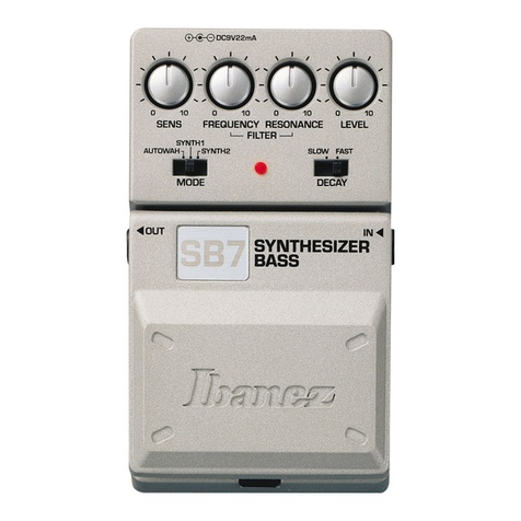 Ibanez Tone-Lok SB7 User manual