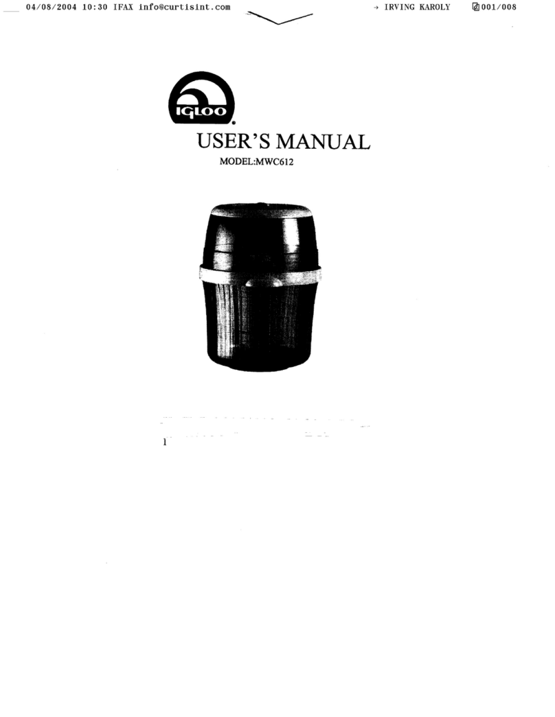 Igloo MWC612 User manual