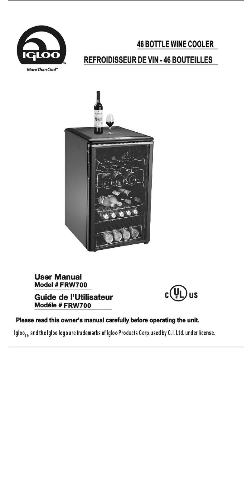 Igloo FRW700 User manual Igloo FRW700 User manual