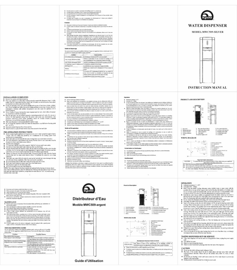 Igloo MWC509 User manual