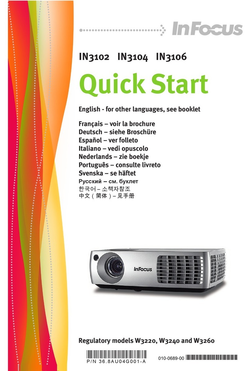 InFocus Learn Big IN3102 User manual