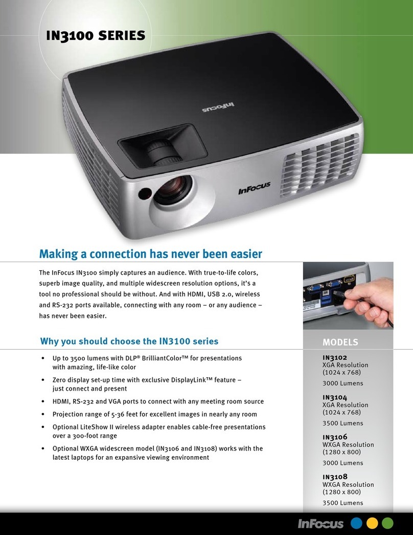 InFocus Learn Big IN3102 User manual