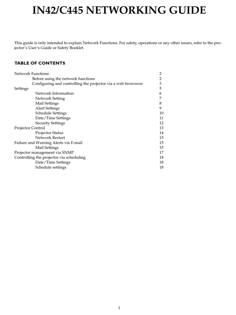 InFocus IN42 User manual