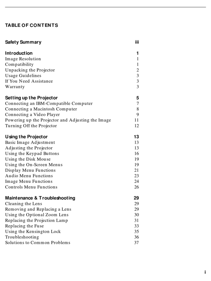 InFocus LP210 User manual