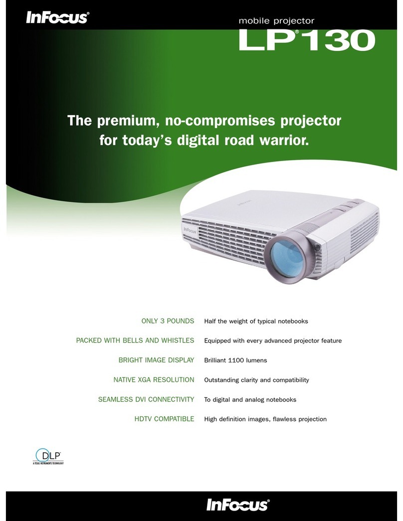 InFocus LP130 User manual InFocus LP130 User manual