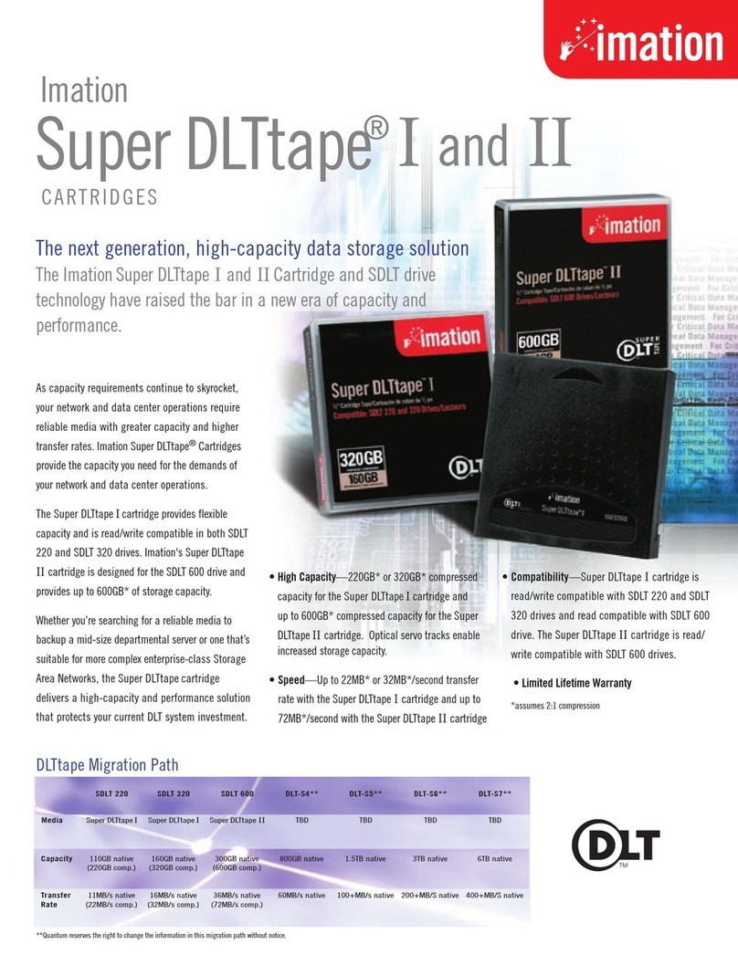 Imation DLT I User manual Imation DLT I User manual
