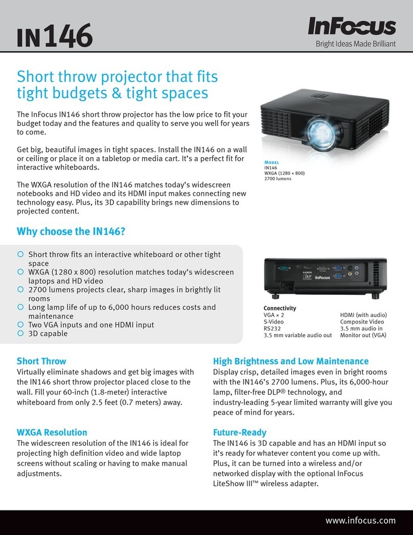 InFocus IN146 User manual