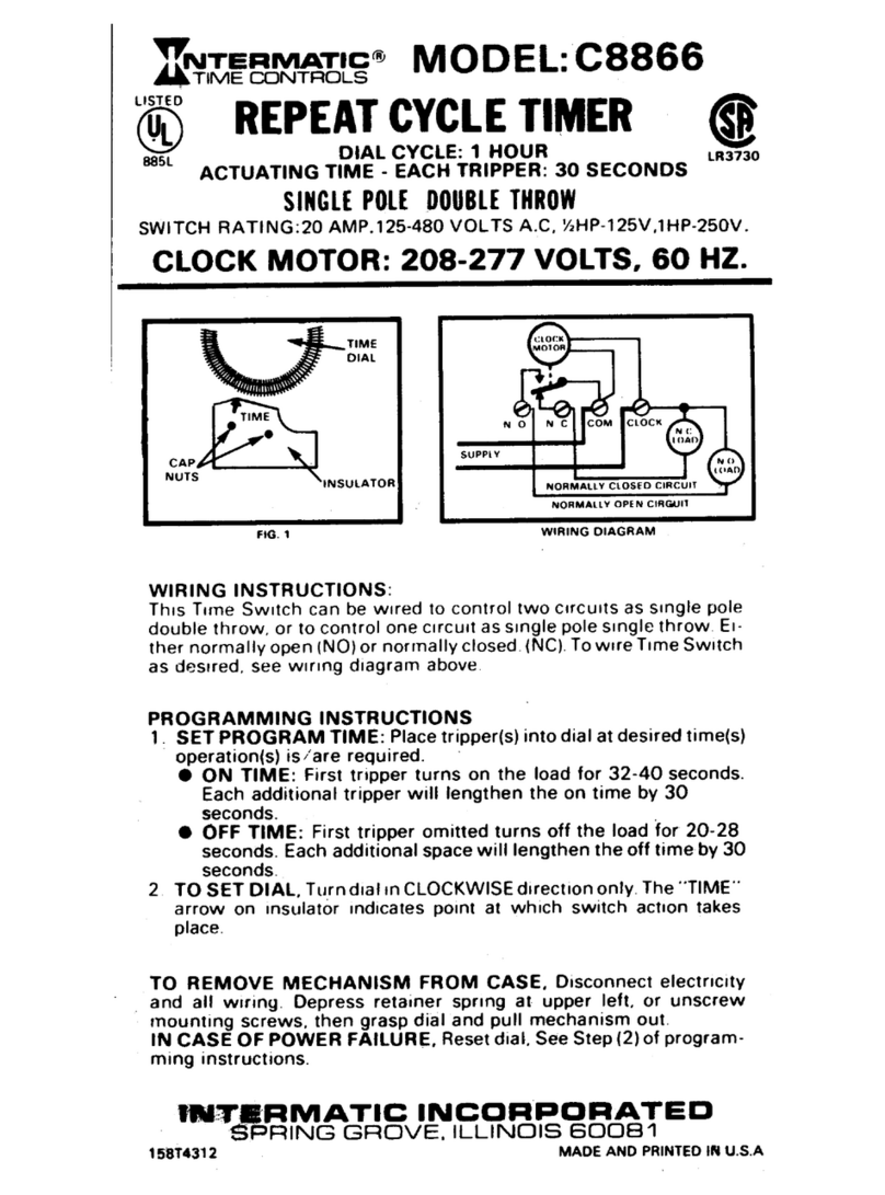 Intermatic C8866 Manual