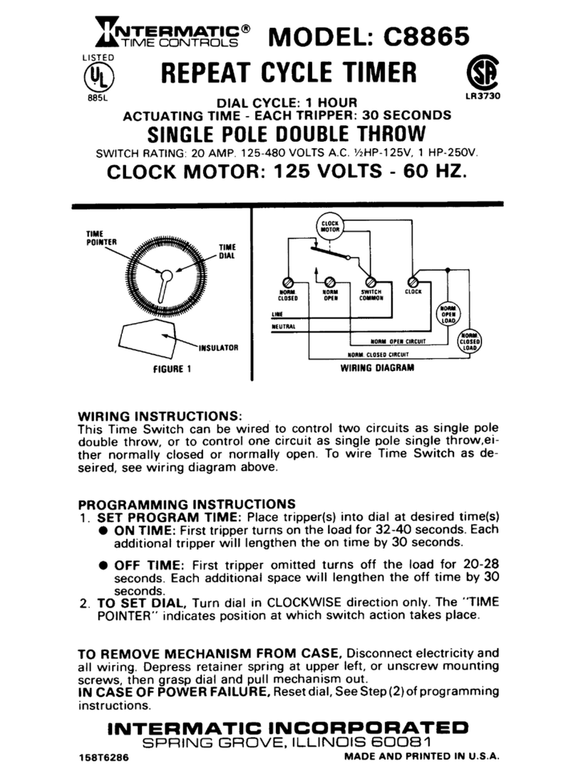 Intermatic C8865 Manual