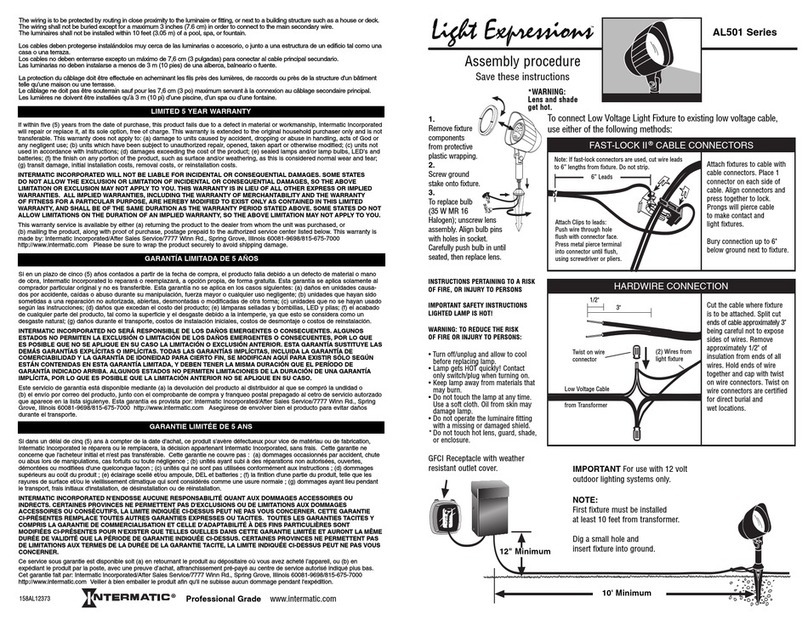 Intermatic AL501 Series Manual