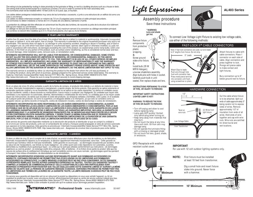 Intermatic AL403 Series Manual