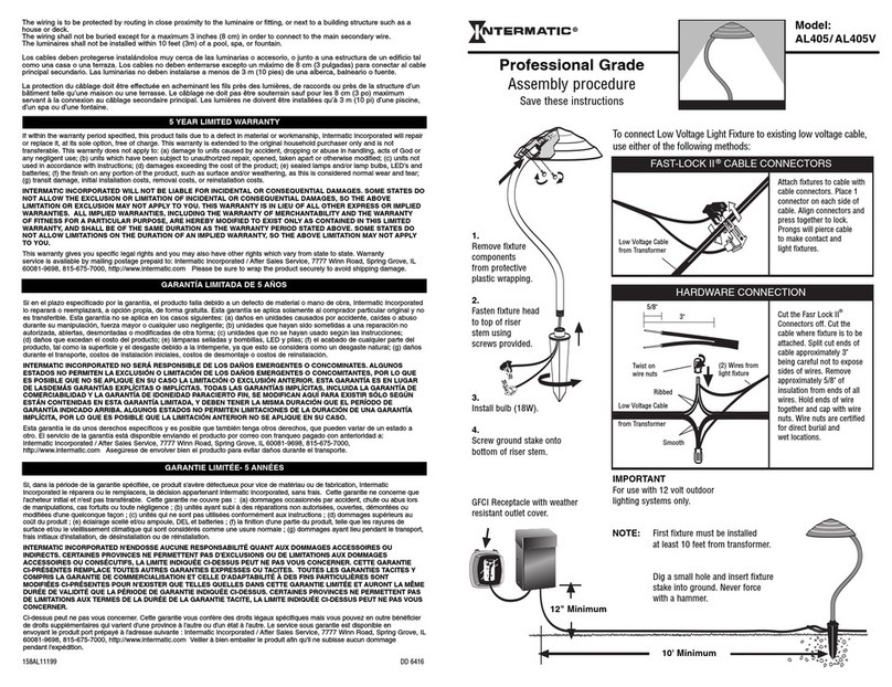 Intermatic AL405 Manual