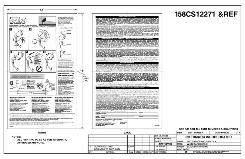 Intermatic CS180C User manual