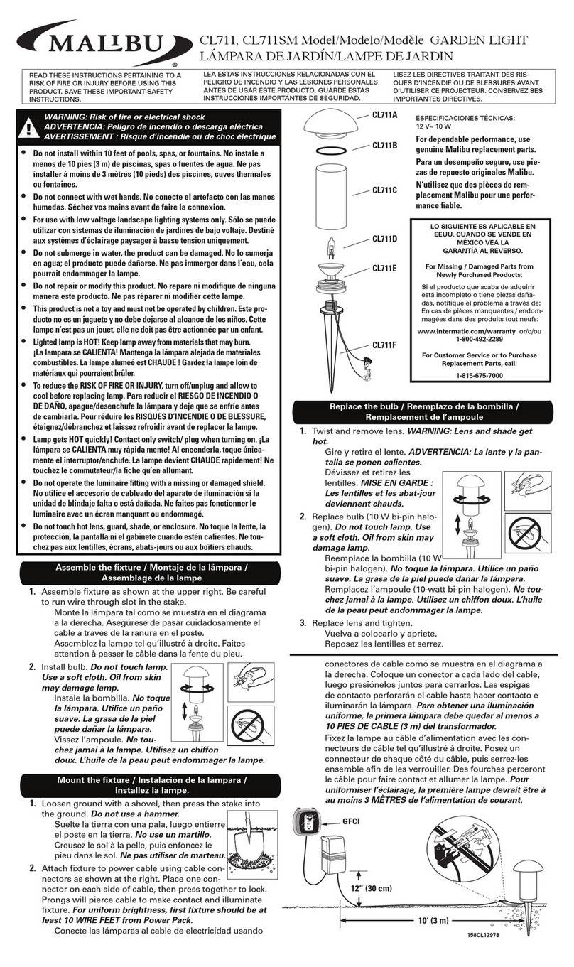 Malibu Boats CL711 instructions