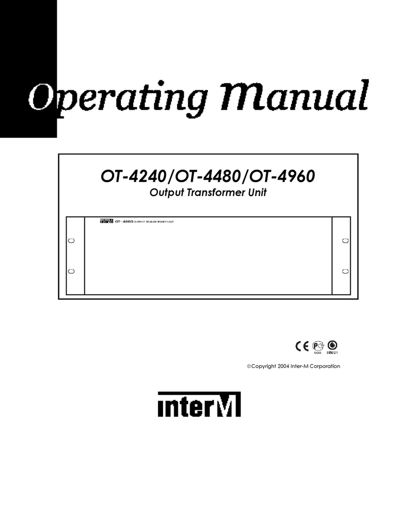 Inter-m OT-4240 operating manual