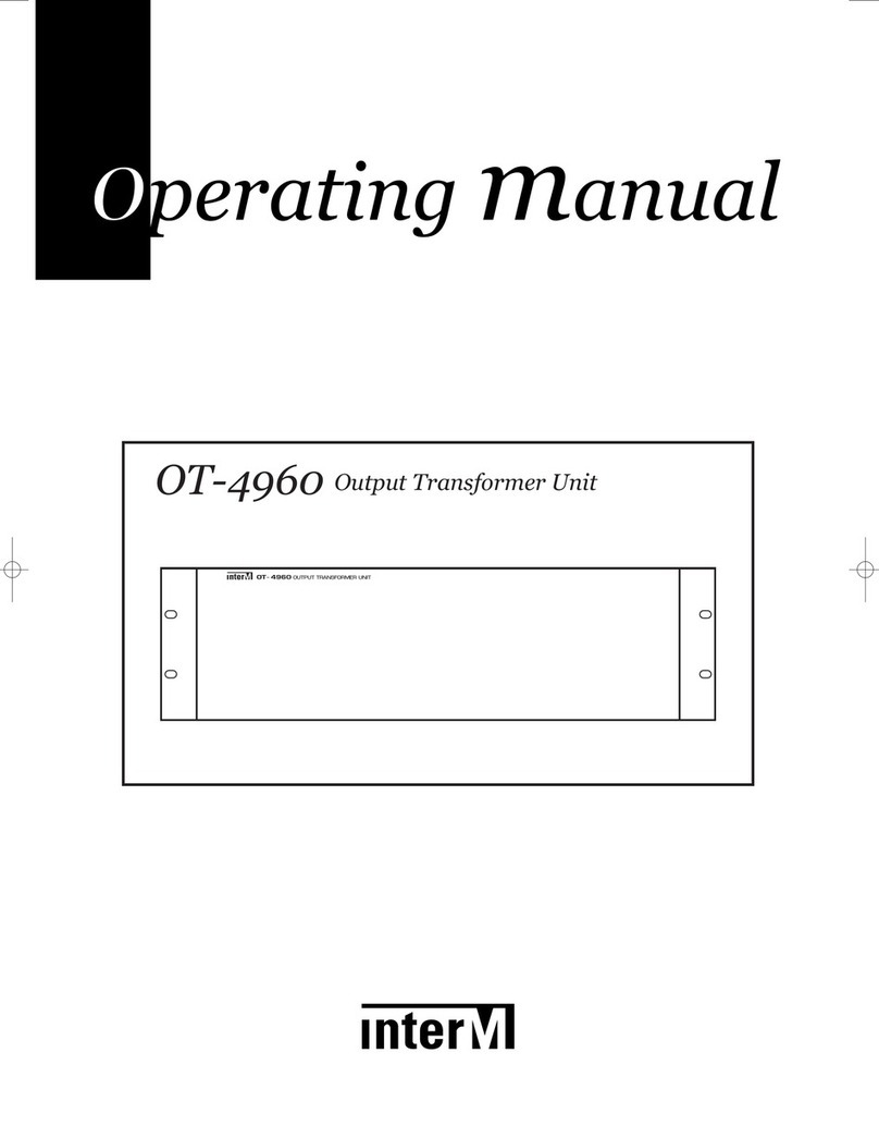 Inter-m OT-4960 operating manual