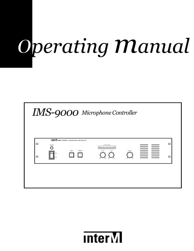 Inter-m IMS-9000 operating manual
