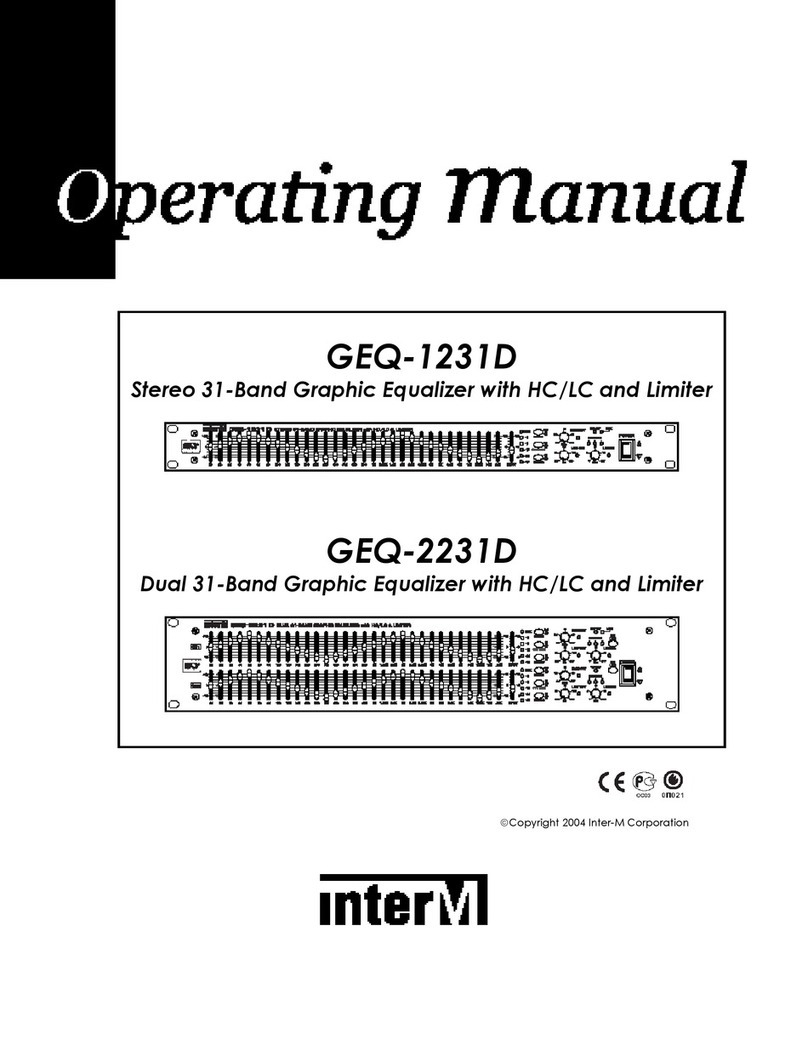 Inter-m GEQ-1231D operating manual