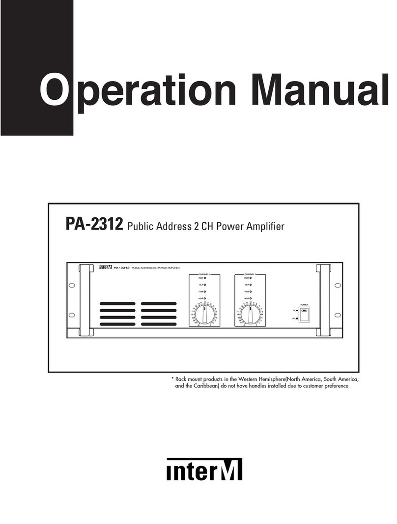 Inter-m PA-2312 User manual Inter-m PA-2312 User manual