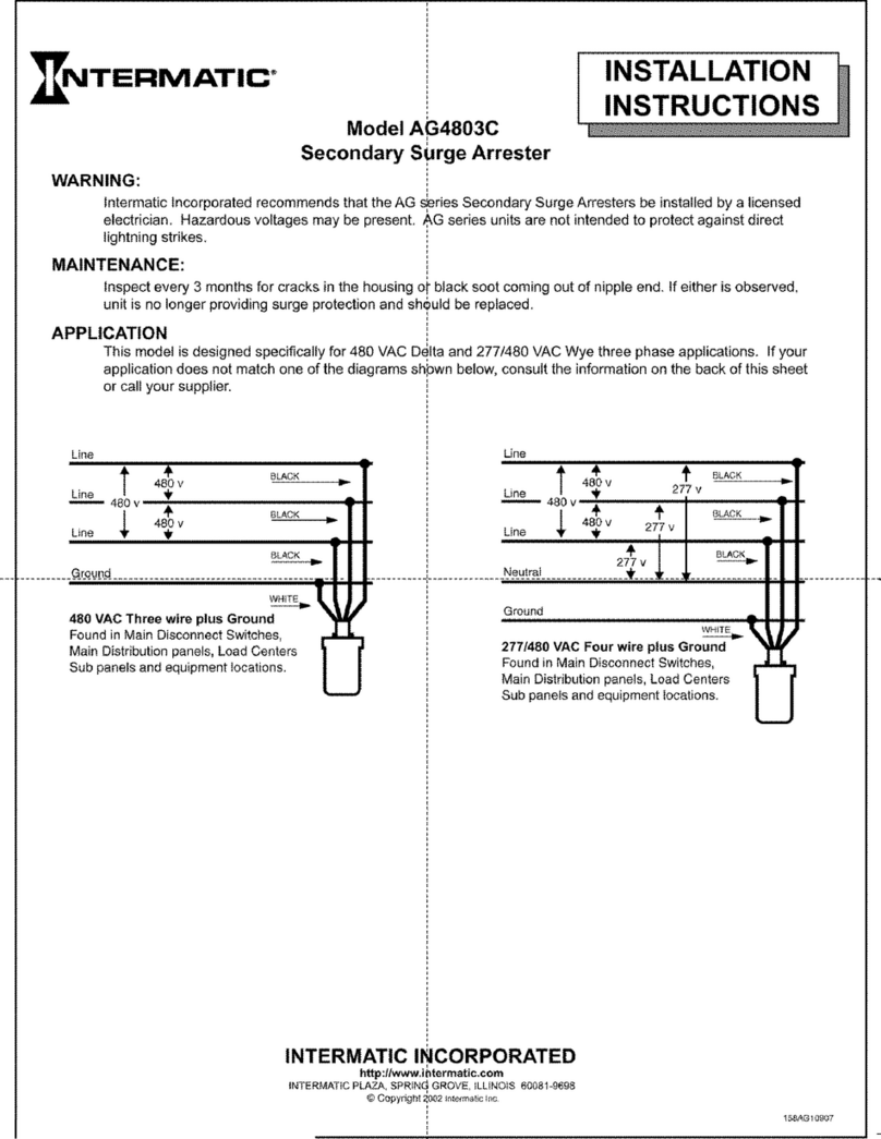 Intermatic AG4803C installation instructions