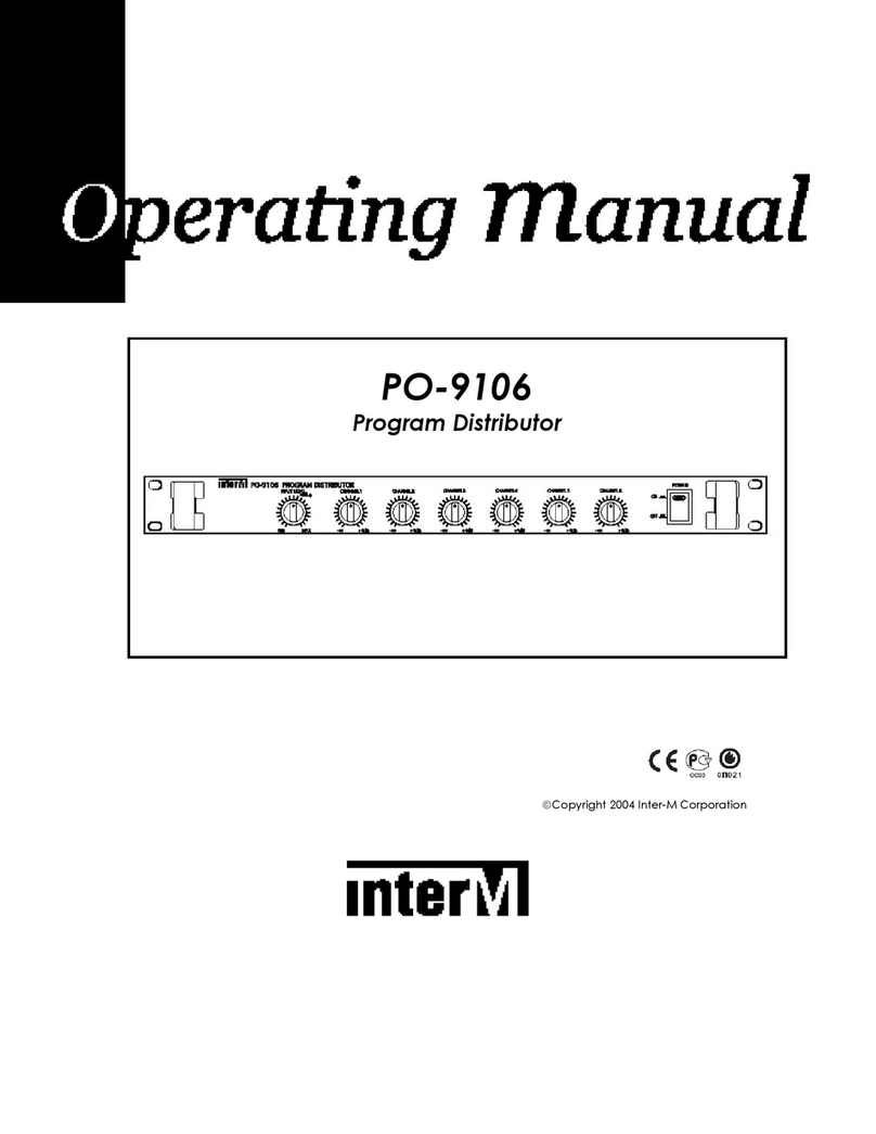 Inter-m PO-9106 Operation manual