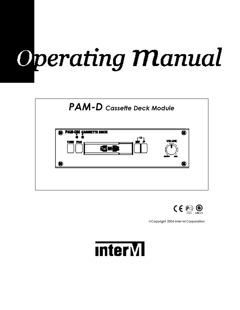 Inter-m PAM-D User manual