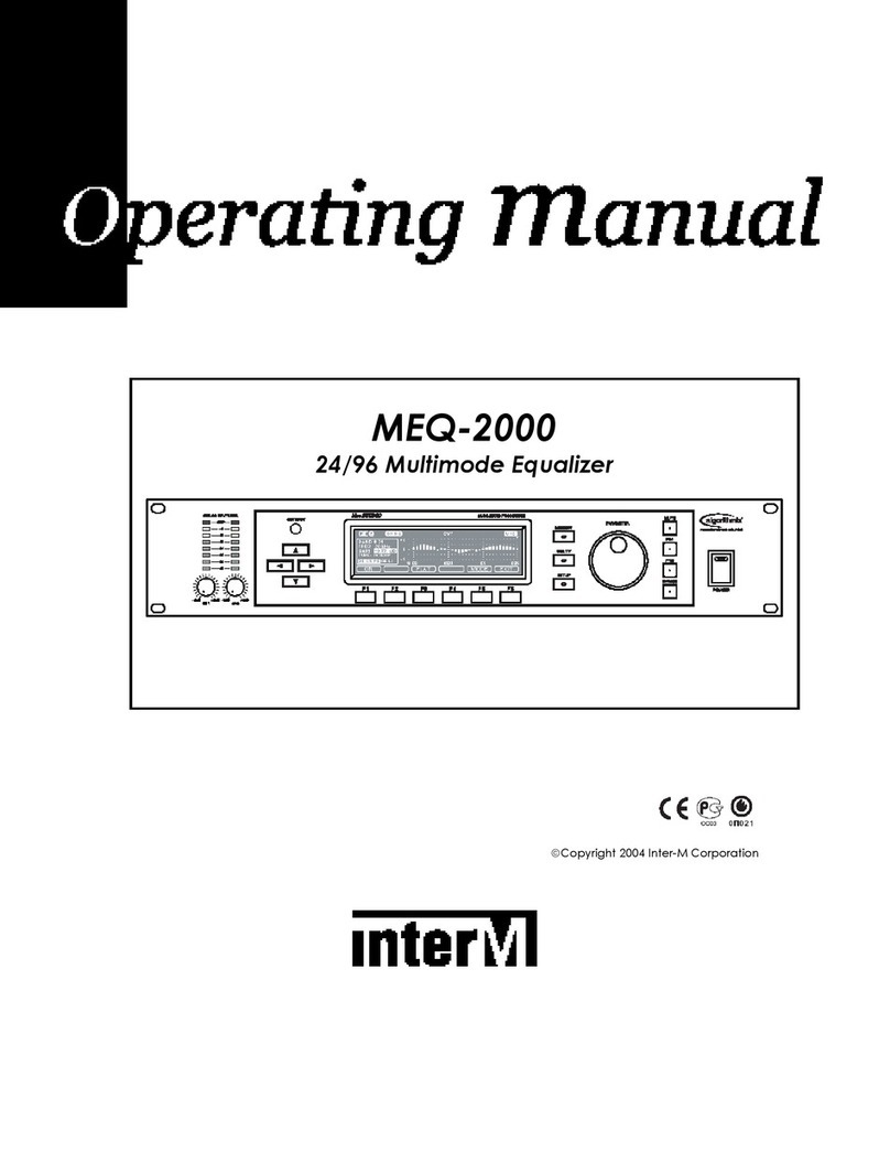 Inter-m MEQ-2000 operating manual