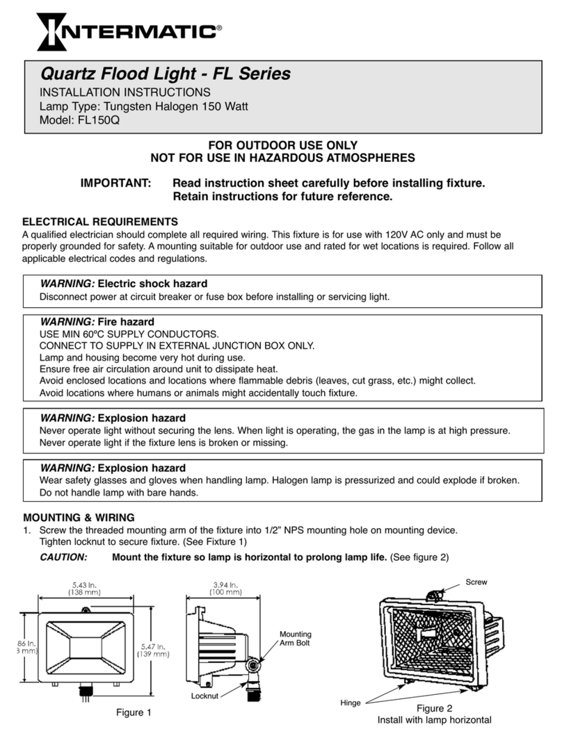 Intermatic FL150Q installation instructions