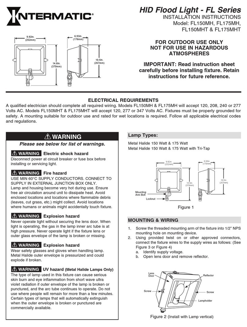 Intermatic FL150MH User manual