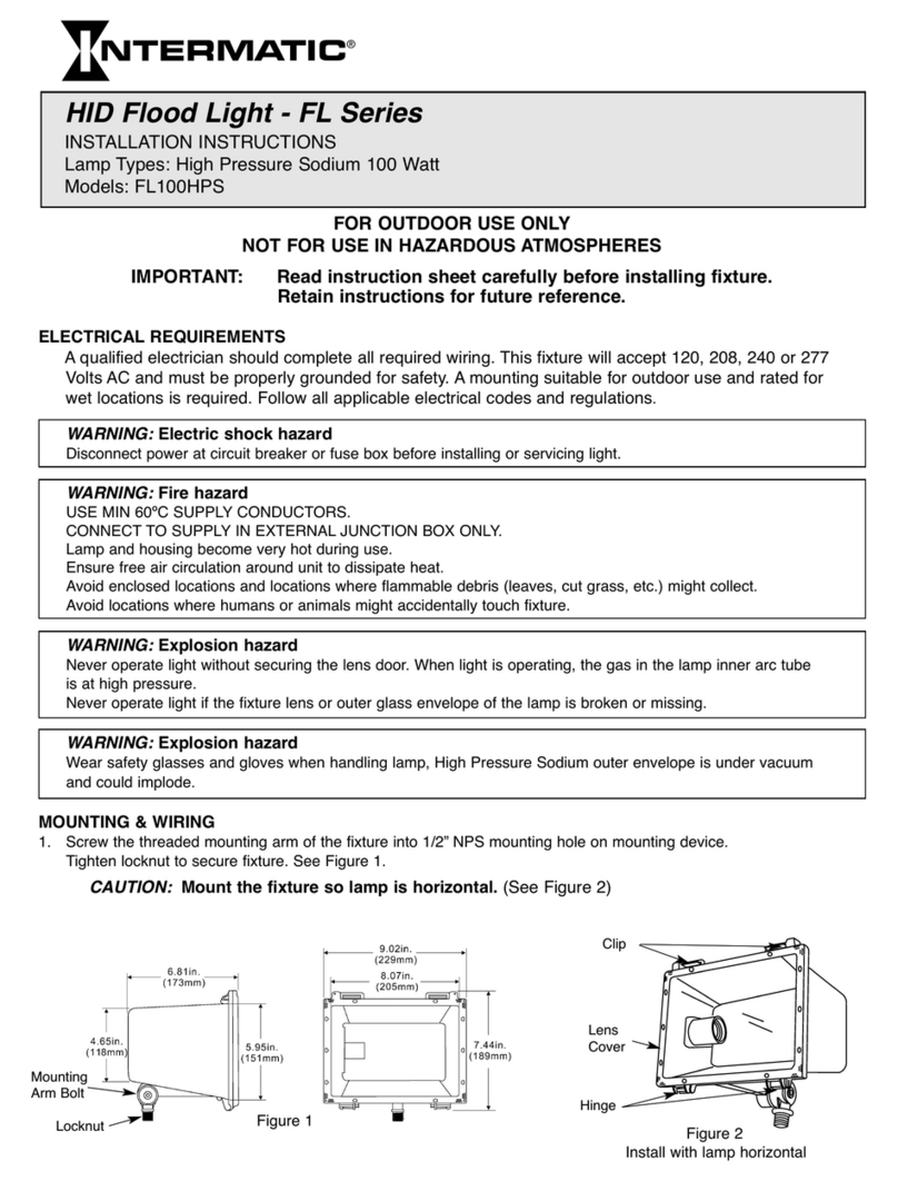 Intermatic FL100HPS User manual