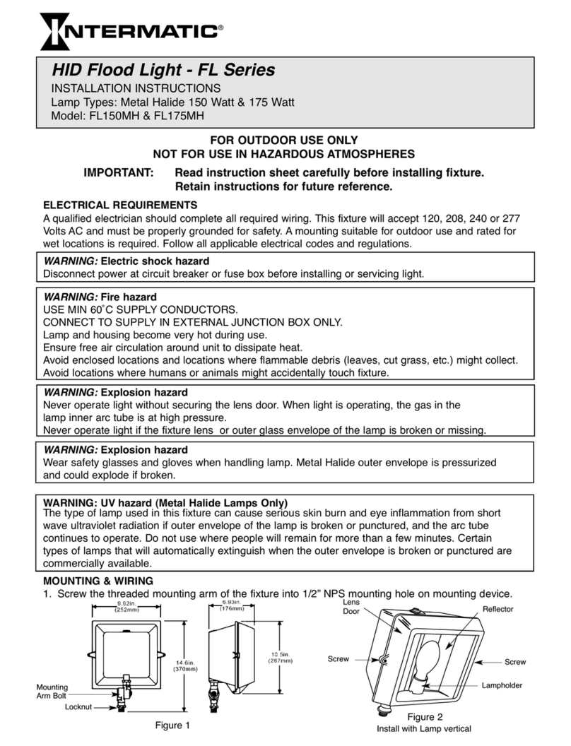 Intermatic FL150MH User manual
