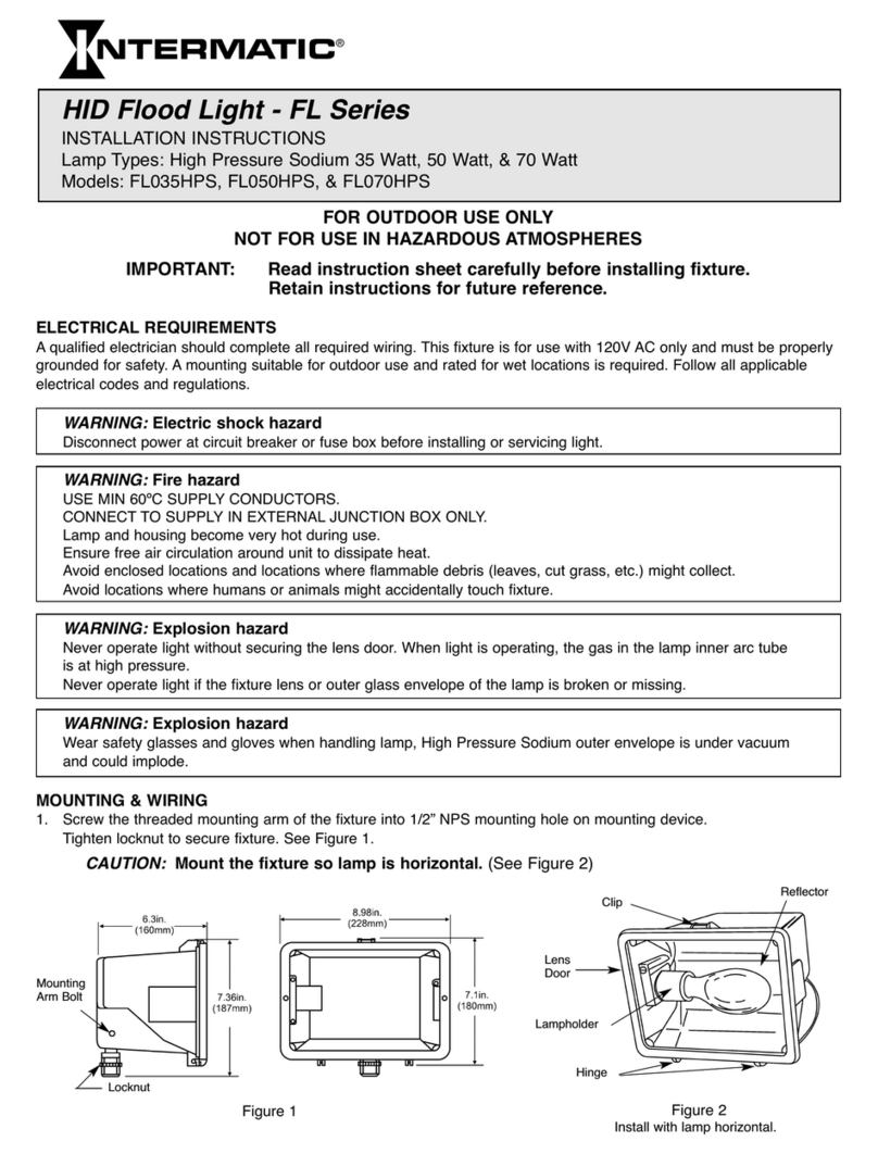 Intermatic FL035HPS installation instructions
