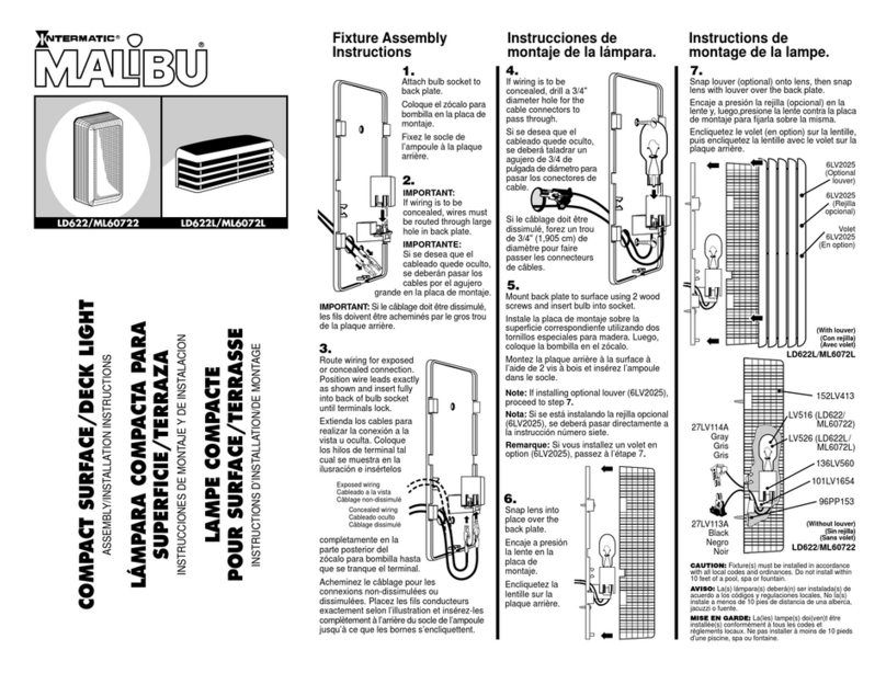 Malibu Boats LD622 Assembling & installation instructions