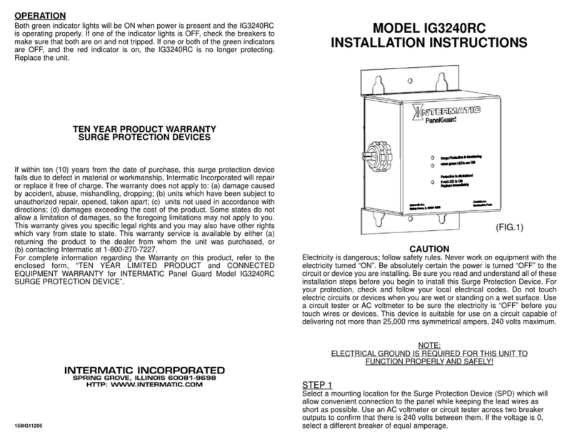 Intermatic IG3240RC User manual