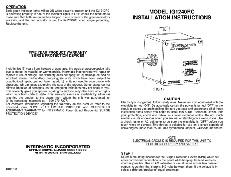 Intermatic IG1240RC User manual